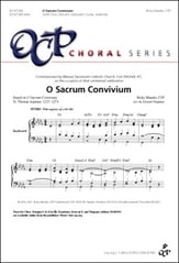 O Sacrum Convivium SATB choral sheet music cover